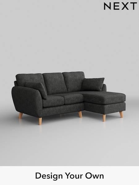 Boucle Weave Easy Clean/Charcoal Grey Wilson (W42126) | £1,375