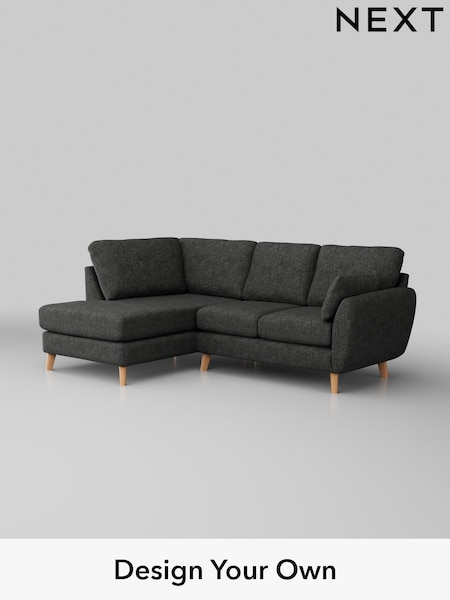 Boucle Weave Easy Clean/Charcoal Grey Wilson (W42126) | £1,475