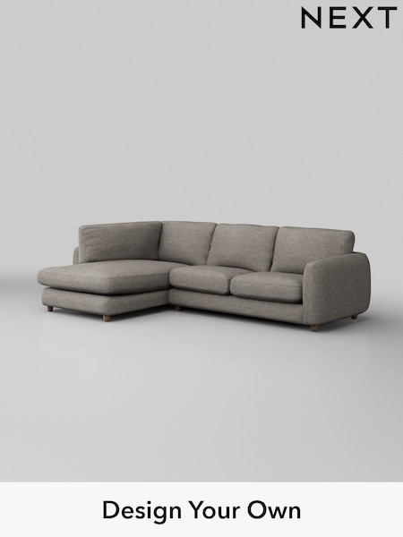 Boucle Weave Easy Clean/Light Dove Grey Aiden (W42140) | £1,725