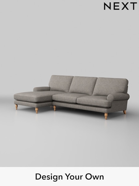 Boucle Weave Easy Clean/Light Dove Grey Erin Deep Relaxed Sit (W42149) | £1,850