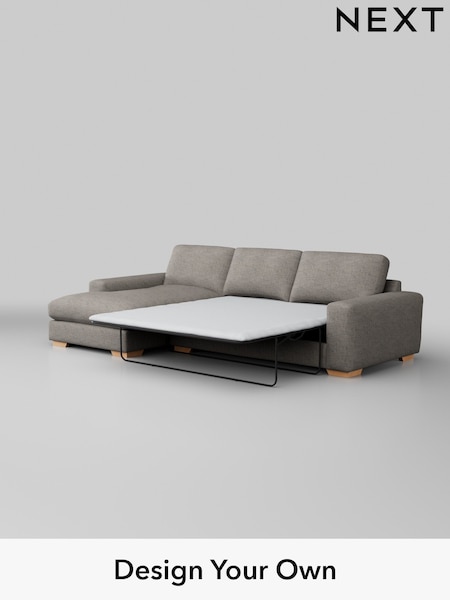 Boucle Weave Easy Clean/Light Dove Grey Houghton Deep Relaxed Sit (W42151) | £2,675