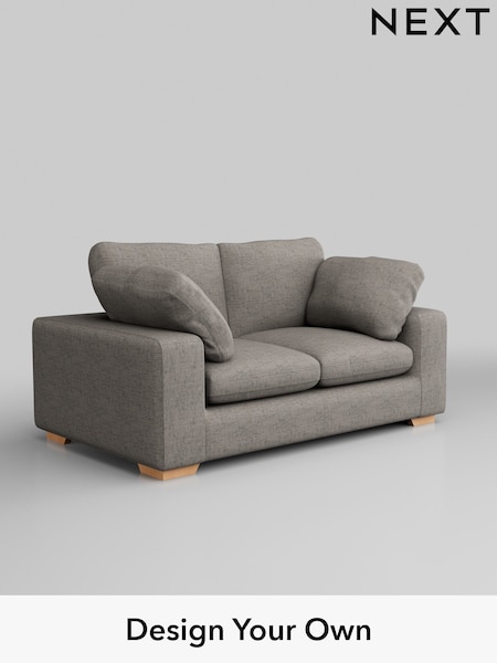 Boucle Weave Easy Clean/Light Dove Grey N Premium The Snuggle Grand (W42158) | £1,599