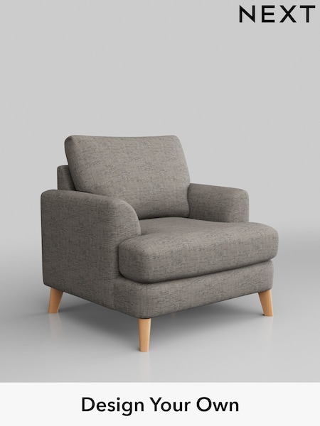 Boucle Weave Easy Clean/Light Dove Grey Parker (W42159) | £775