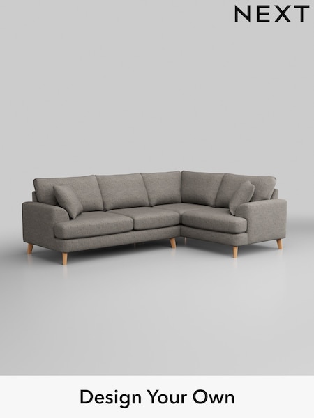Boucle Weave Easy Clean/Light Dove Grey Parker (W42159) | £2,175