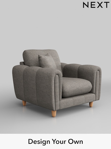 Boucle Weave Easy Clean/Light Dove Grey Odella (W42160) | £775