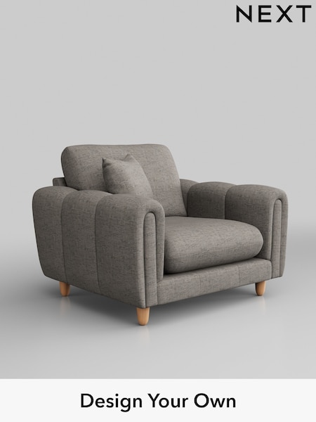 Boucle Weave Easy Clean/Light Dove Grey Odella (W42160) | £875