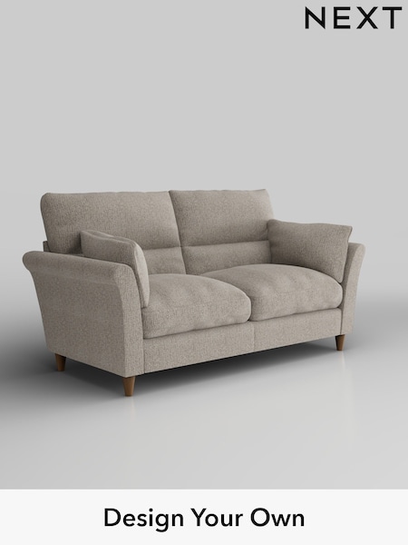 Chunky Boucle Easy Clean/Dove Hartley Highback Relaxed Sit (W42168) | £1,325