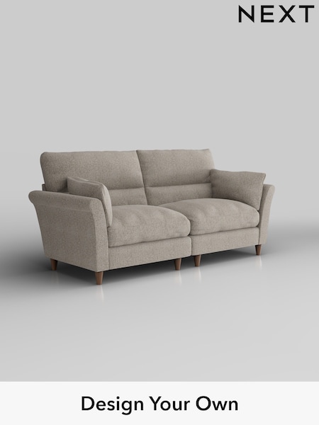 Chunky Boucle Easy Clean/Dove Hartley Highback Relaxed Sit (W42168) | £1,425