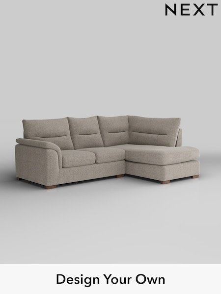 Chunky Boucle Easy Clean/Dove Hayden Highback (W42173) | £1,825