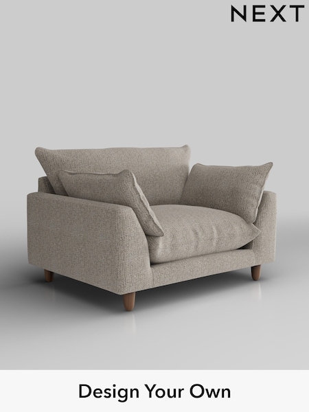 Chunky Boucle Easy Clean/Dove Noa Deep Relaxed Sit (W42179) | £975