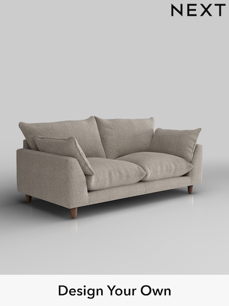 Chunky Boucle Easy Clean/Dove Noa Deep Relaxed Sit (W42179) | £1,175