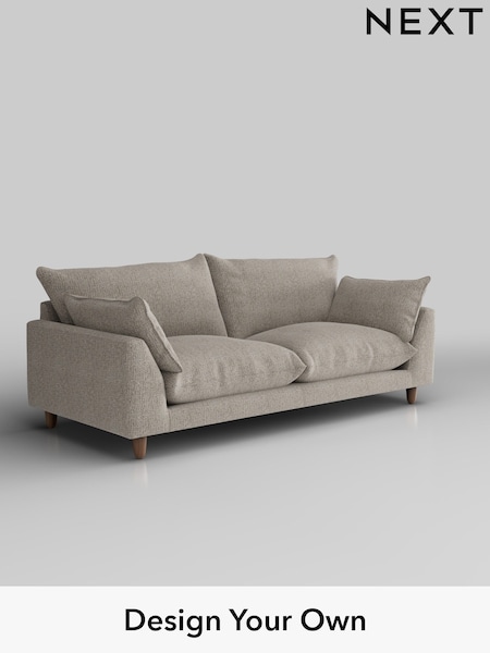 Chunky Boucle Easy Clean/Dove Noa Deep Relaxed Sit (W42179) | £1,275