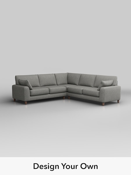 Chunky Boucle Easy Clean/Mid Grey Campbell (W42186) | £2,350