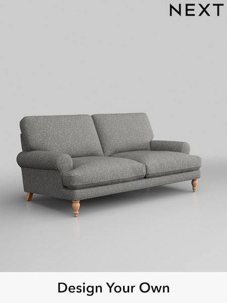 Chunky Boucle Easy Clean/Mid Grey Erin Deep Relaxed Sit (W42187) | £1,275