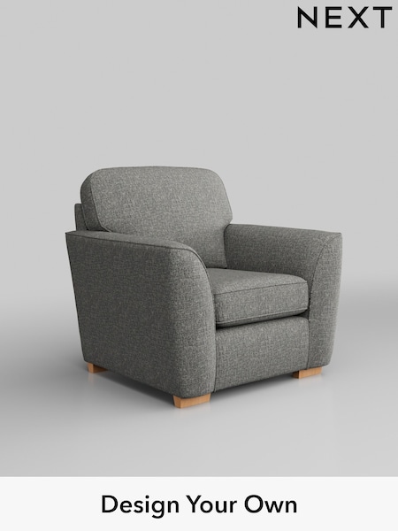 Chunky Boucle Easy Clean/Mid Grey Malvern (W42194) | £625