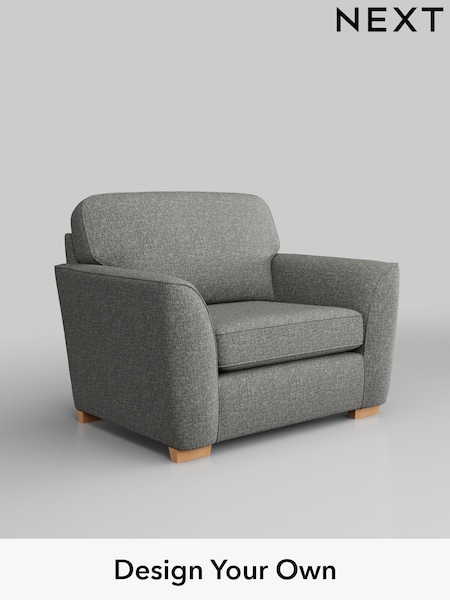 Chunky Boucle Easy Clean/Mid Grey Malvern (W42194) | £725