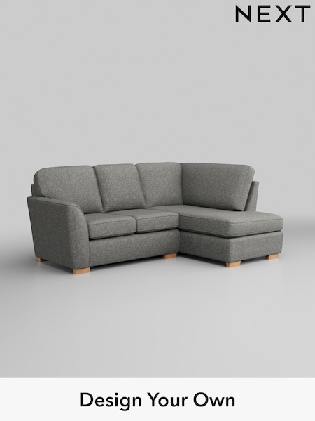 Chunky Boucle Easy Clean/Mid Grey Malvern (W42194) | £1,350