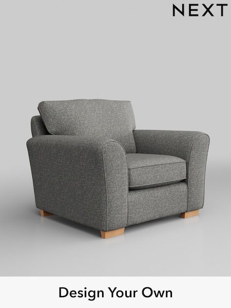 Chunky Boucle Easy Clean/Mid Grey Michigan Ii (W42195) | £625