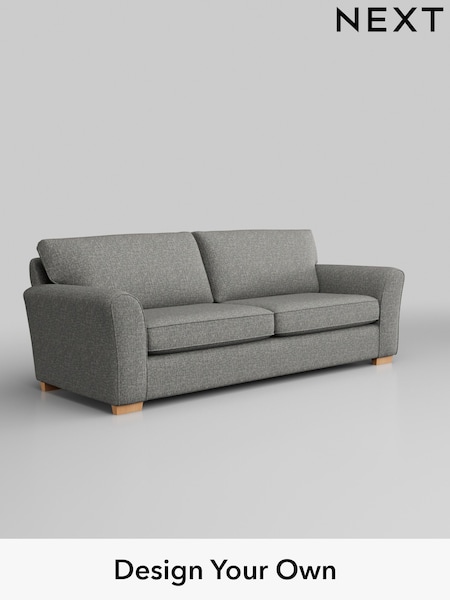 Chunky Boucle Easy Clean/Mid Grey Michigan Ii (W42195) | £1,125