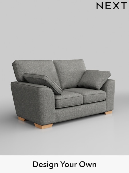 Chunky Boucle Easy Clean/Mid Grey Stamford (W42197) | £1,050