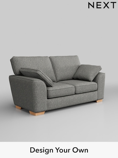 Chunky Boucle Easy Clean/Mid Grey Stamford (W42197) | £1,150