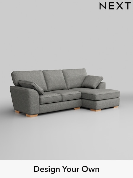 Chunky Boucle Easy Clean/Mid Grey Stamford (W42197) | £1,799