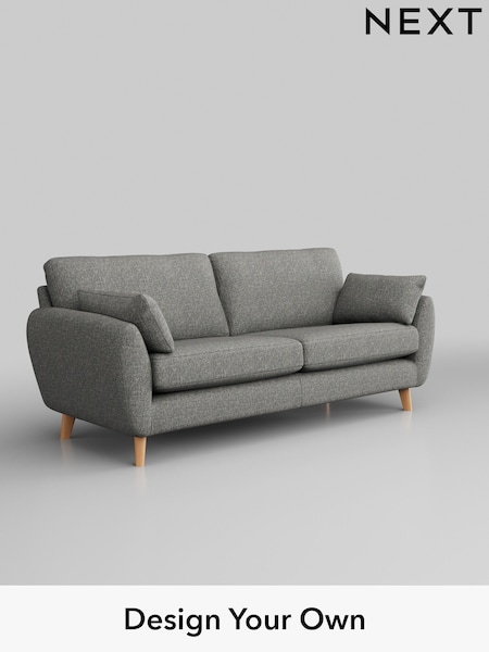 Chunky Boucle Easy Clean/Mid Grey Wilson (W42201) | £1,099