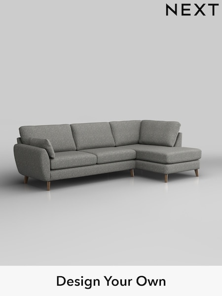 Chunky Boucle Easy Clean/Mid Grey Wilson (W42201) | £1,699