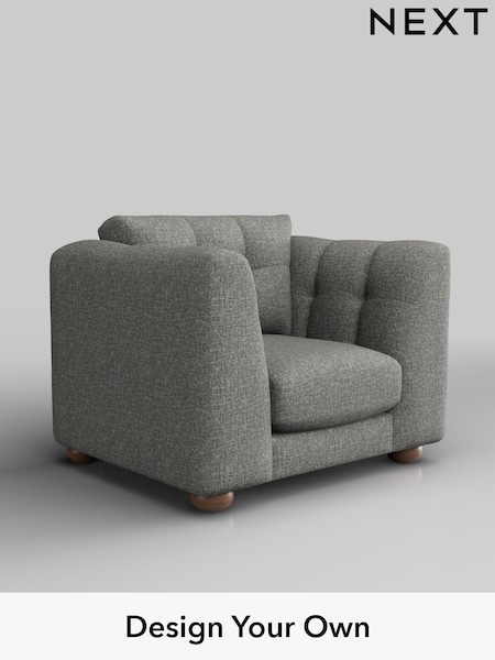 Chunky Boucle Easy Clean/Mid Grey Jasmine (W42202) | £1,075