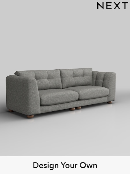 Chunky Boucle Easy Clean/Mid Grey Jasmine (W42202) | £1,575
