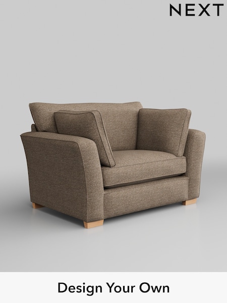 Chunky Boucle Easy Clean/Mid Natural Heath Highback (W42212) | £850