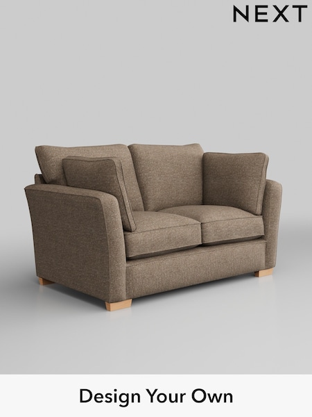 Chunky Boucle Easy Clean/Mid Natural Heath Highback (W42212) | £1,025