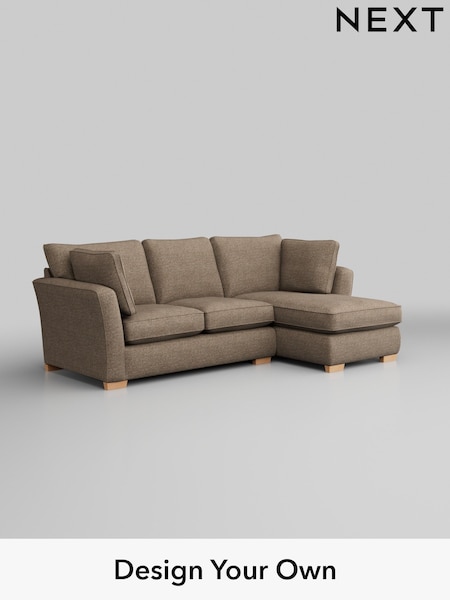 Chunky Boucle Easy Clean/Mid Natural Heath Highback (W42212) | £1,899