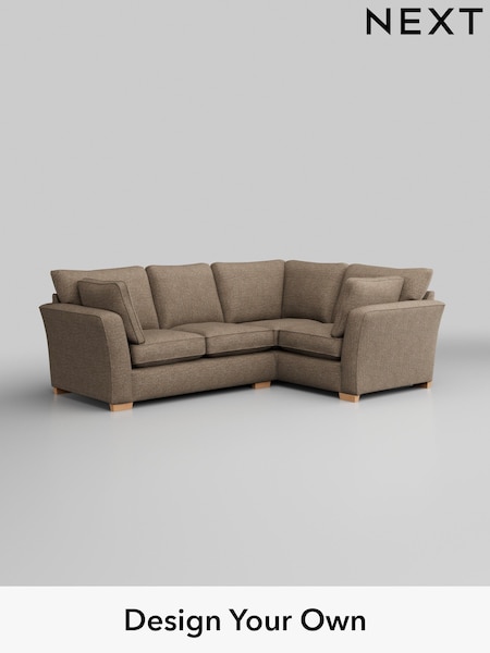 Chunky Boucle Easy Clean/Mid Natural Heath Highback (W42212) | £2,050
