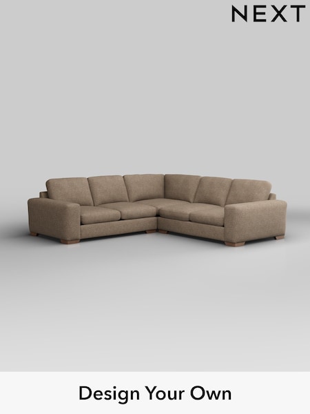 Chunky Boucle Easy Clean/Mid Natural Houghton Deep Sit (W42213) | £2,775