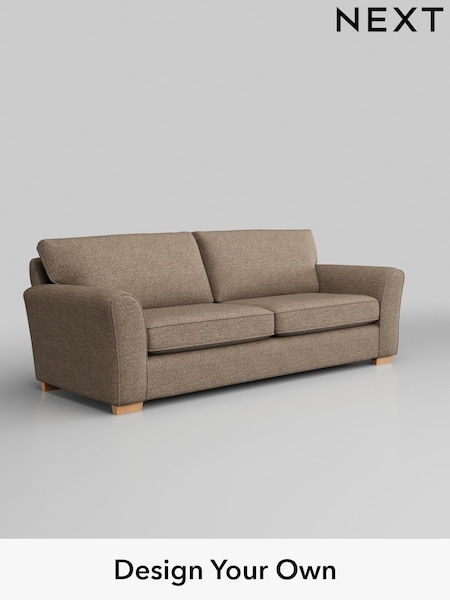 Chunky Boucle Easy Clean/Mid Natural Michigan Ii (W42216) | £1,125
