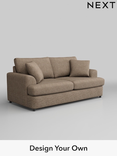 Chunky Boucle Easy Clean/Mid Natural Parker Platform (W42218) | £1,275