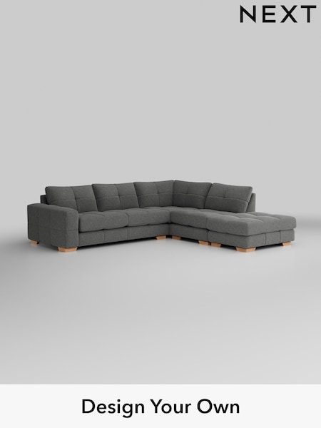 Chunky Chenille/Dark Grey Brooke Deep Sit (W42222) | £2,825
