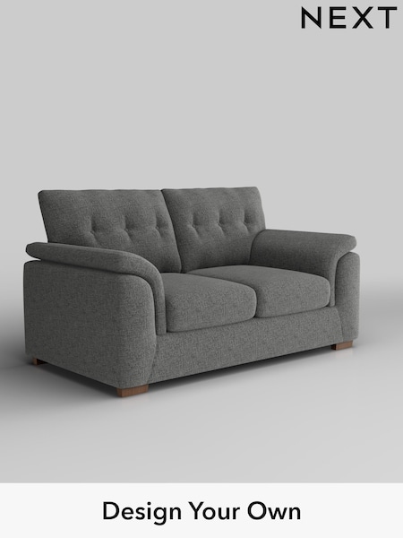 Chunky Chenille/Dark Grey Hayden Buttoned Back (W42226) | £1,125
