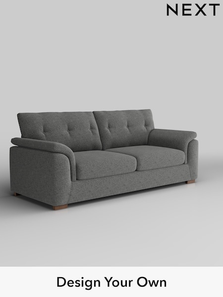 Chunky Chenille/Dark Grey Hayden Buttoned Back (W42226) | £1,325