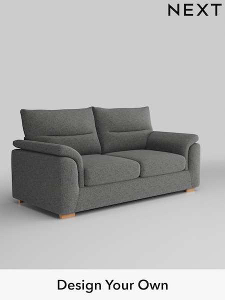 Chunky Chenille/Dark Grey Hayden Highback (W42227) | £1,225