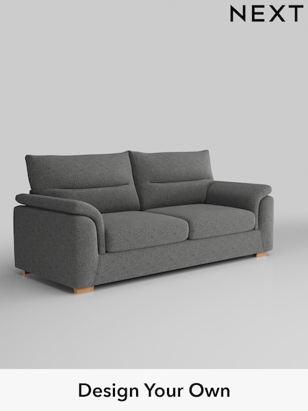 Chunky Chenille/Dark Grey Hayden Highback (W42227) | £1,325