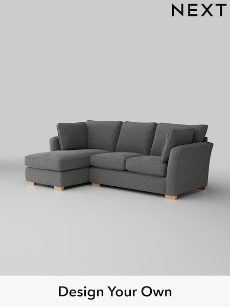 Chunky Chenille/Dark Grey Heath Highback (W42228) | £1,899