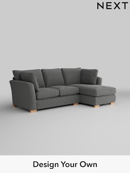 Chunky Chenille/Dark Grey Heath Highback (W42228) | £1,899