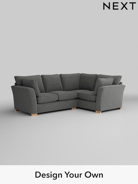 Chunky Chenille/Dark Grey Heath Highback (W42228) | £2,050