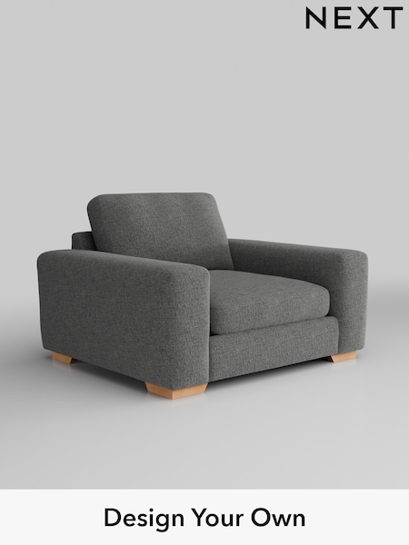 Chunky Chenille/Dark Grey Houghton Deep Sit (W42230) | £975