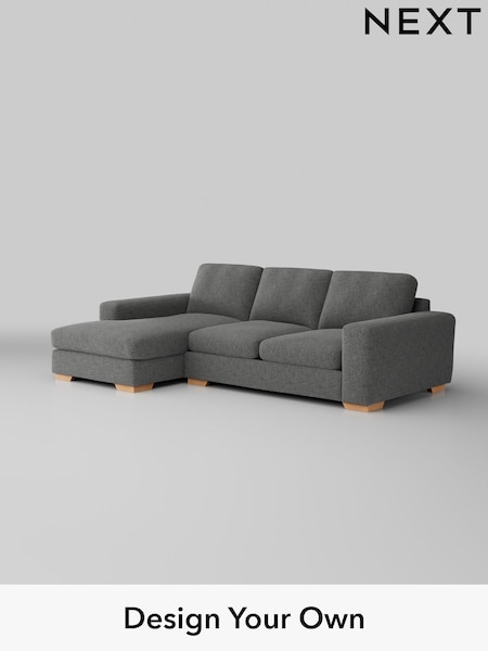 Chunky Chenille/Dark Grey Houghton Deep Sit (W42230) | £2,050