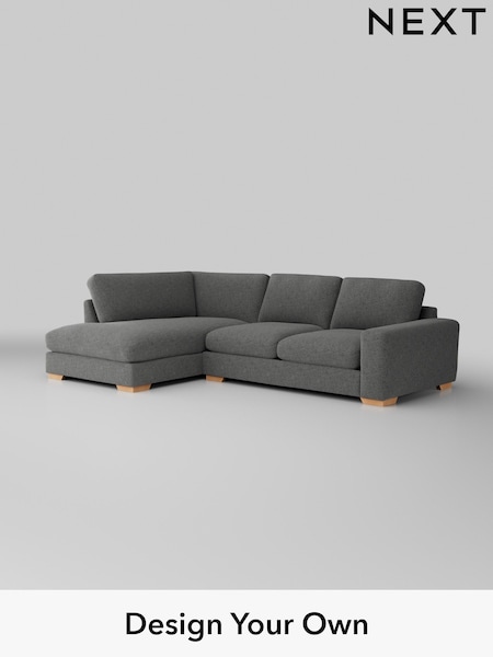 Chunky Chenille/Dark Grey Houghton Deep Sit (W42230) | £2,199