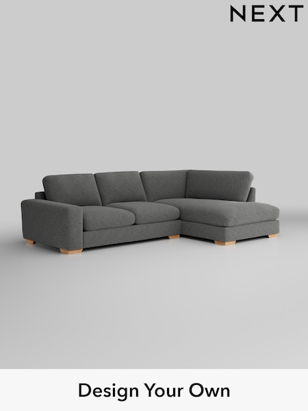 Chunky Chenille/Dark Grey Houghton Deep Sit (W42230) | £2,199