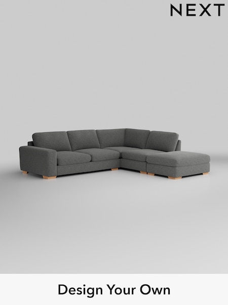 Chunky Chenille/Dark Grey Houghton Deep Sit (W42230) | £2,599